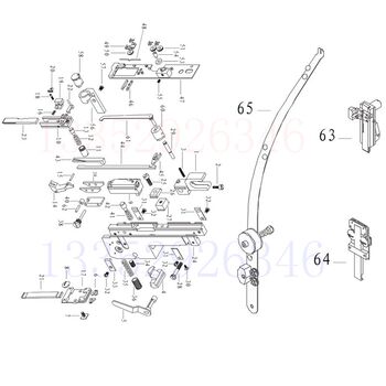 M2000 nail head cylinder no. 60 stapler saddle nail accessories stapler round set