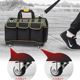 Wheeled tool bag, universal wheel, K trolley box, wear-resistant Oxford cloth, multi-functional bag, water and electricity decoration tool bag, slippery