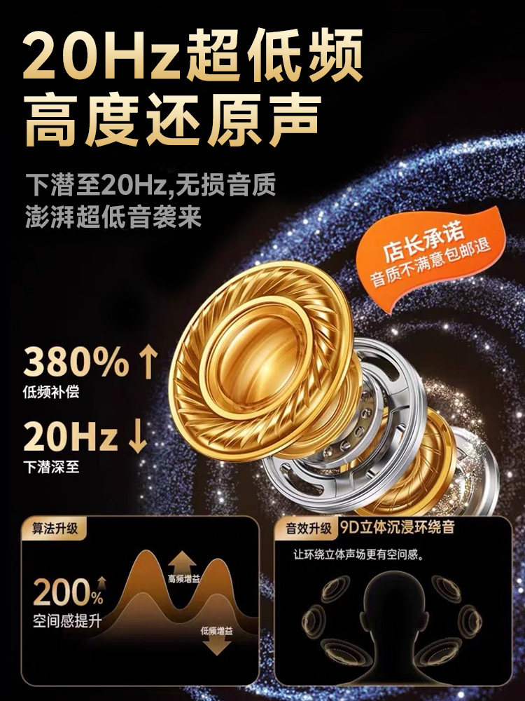 Non-In-Ear Wired Ear Clip Type, Long-Term Wear Without Pain, Typec High-Quality Sound, Round Flat Head, Computer Notebook, 3.5mm Noise Reduction