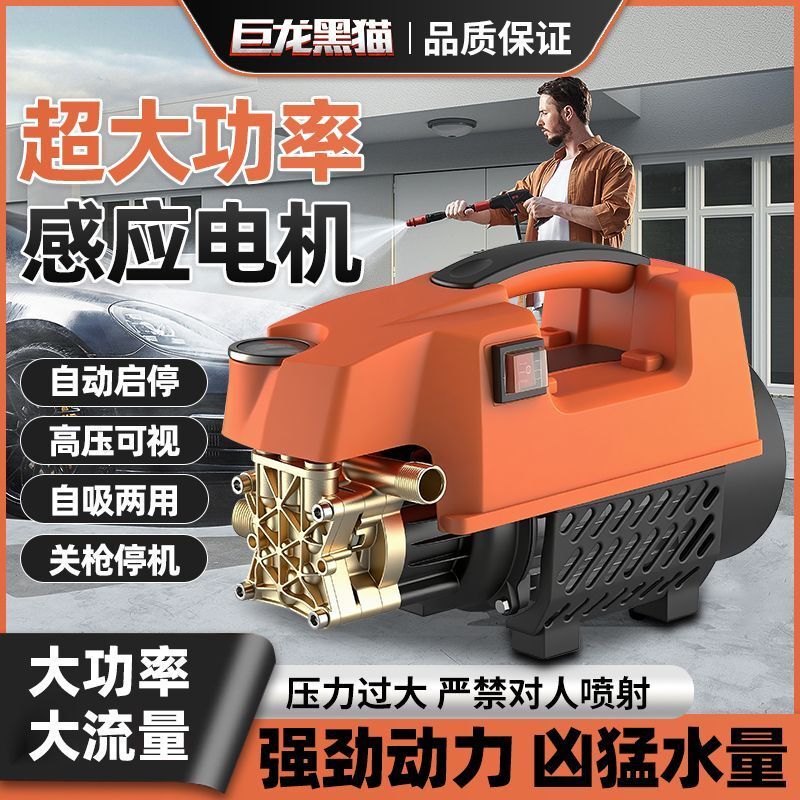 Ultra-High-Pressure Car Washing Machine, Powerful Cleaning Device for Home Use, 220V, for Cleaning Gardens, Walls, and Farms