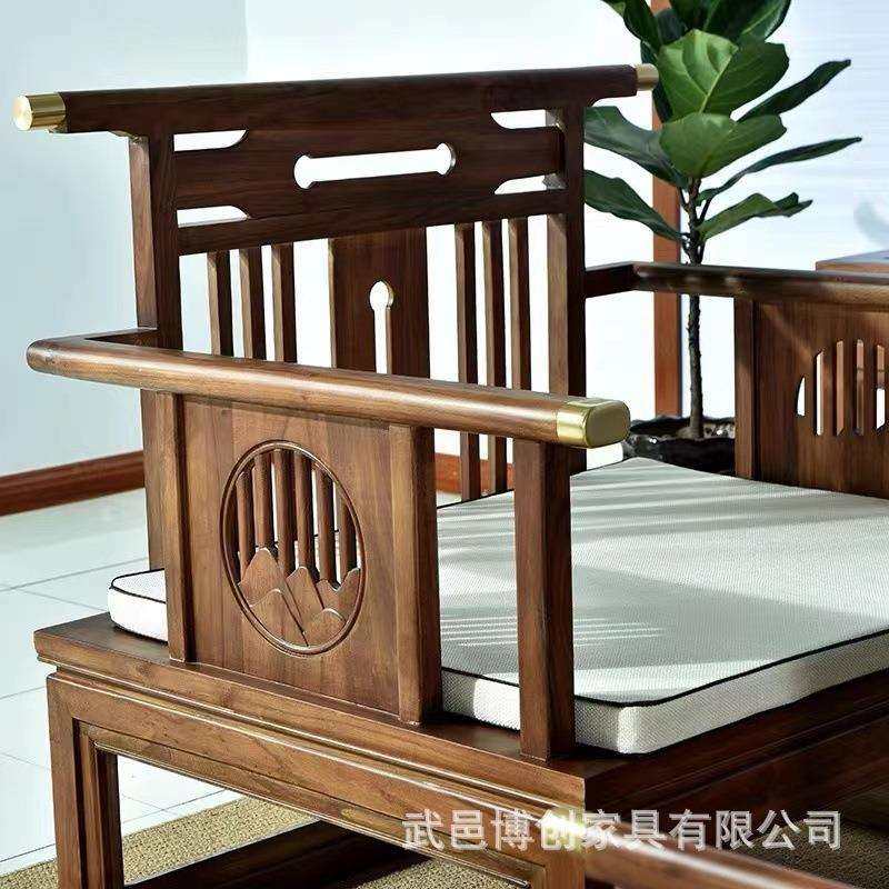 老榆木罗汉床三人位，新中式风格如何选？2025消费升级必备