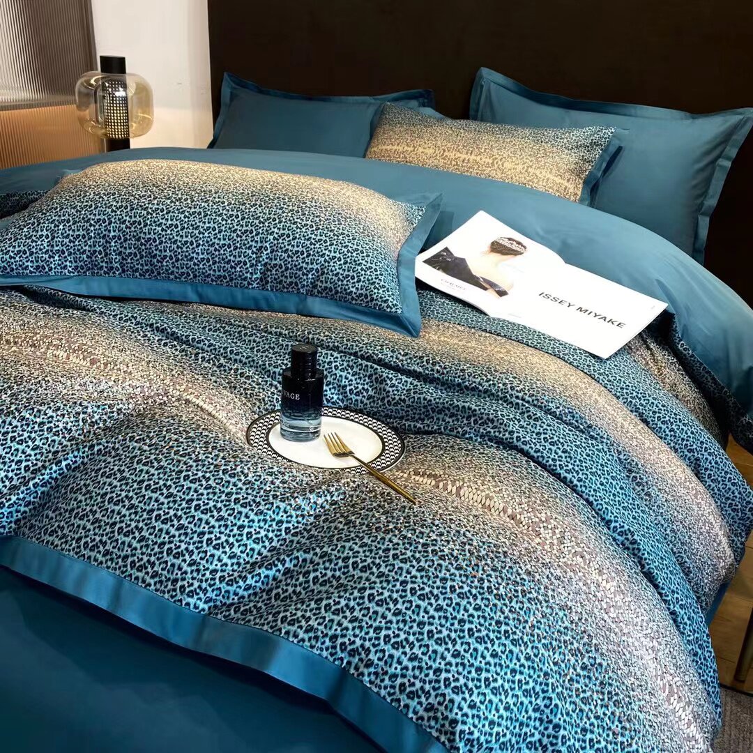 Modern trends 60 Egyptian long suede cotton all cotton BAO WEN four pieces of pure cotton sexy bed bedding linen quilt cover