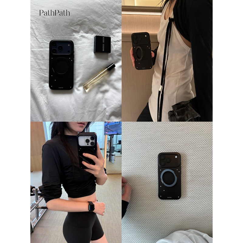 Pathpath 【Black Warrior Pivot Case】 Original Silk-Printed Diamond-Encrusted High-End Minimalist Rotating Frosted Magnetic Pivot Phone Case for Apple 18Promax17Promax Pathpath 【Black Warrior Pivot Case】 Original Silk-Printed Diamond-Encrusted High-End Minimalist Rotating Frosted Magnetic Pivot Phone Case for Apple 18Promax17Promax
