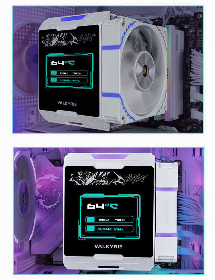 Кулер Valkyrie DX140 LOKI черный для Intel