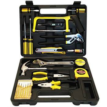 Tool box, household tool set, hardware electrician, daily car repair tool set, multi-functional woodworking tool set