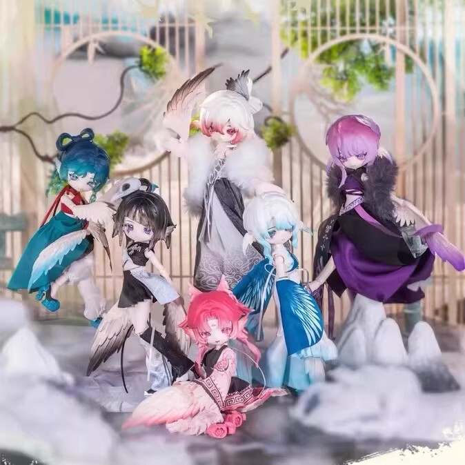 Penny's Treasure Box Authentic Lulu Ya Yunyu Pavilion Series Movable Figures Blind Box Complete Set Bjd Dolls