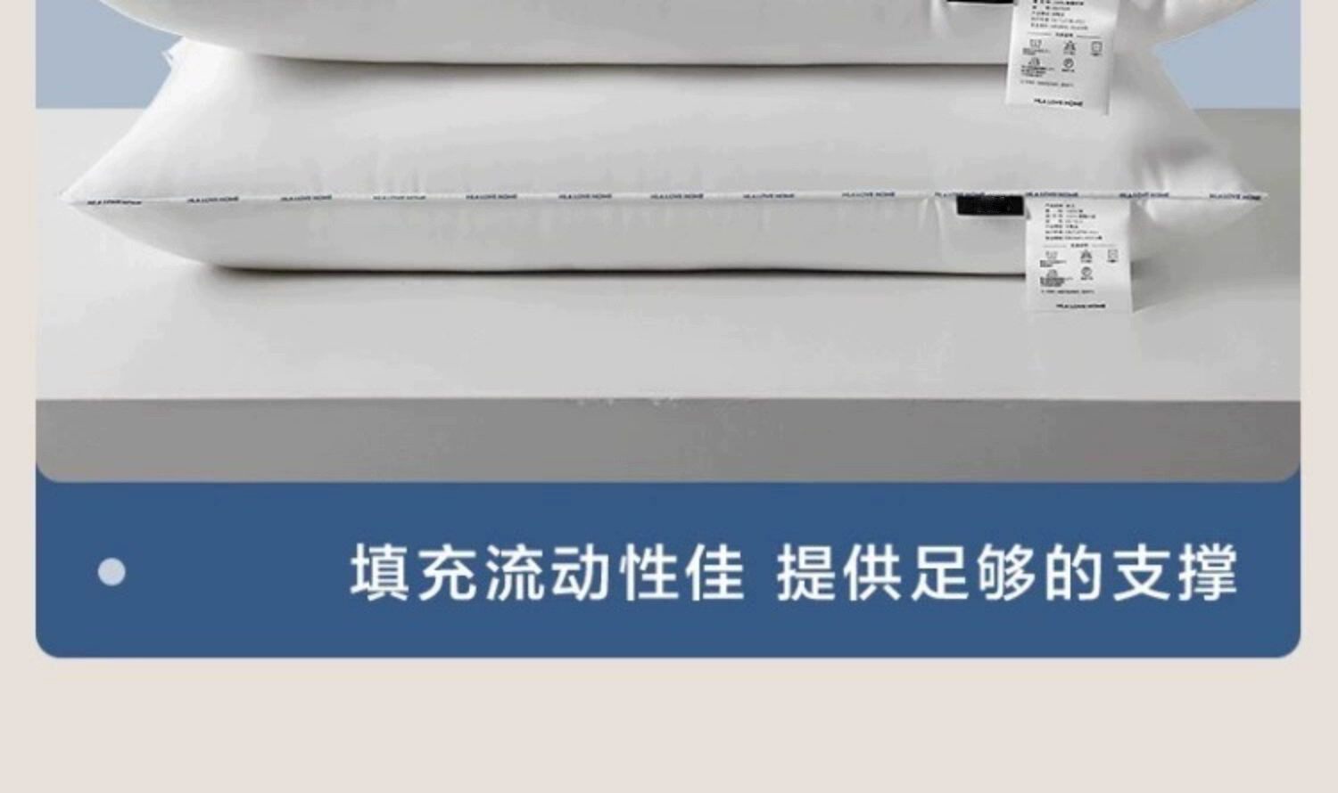 Подушка 史努比枕头一对装全棉可水洗枕头枕芯夏护颈椎助睡眠酒店成人专用 Snoopy