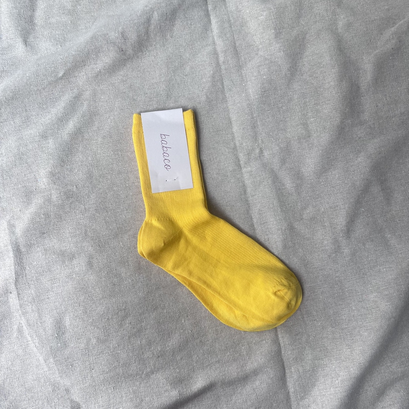 【Store Special】Babaco Italian Emilcotoni Suwen Cotton Socks Handmade Double Needle Summer and Autumn Women's Socks 【Store Special】Babaco Italian Emilcotoni Suwen Cotton Socks Handmade Double Needle Summer and Autumn Women's Socks