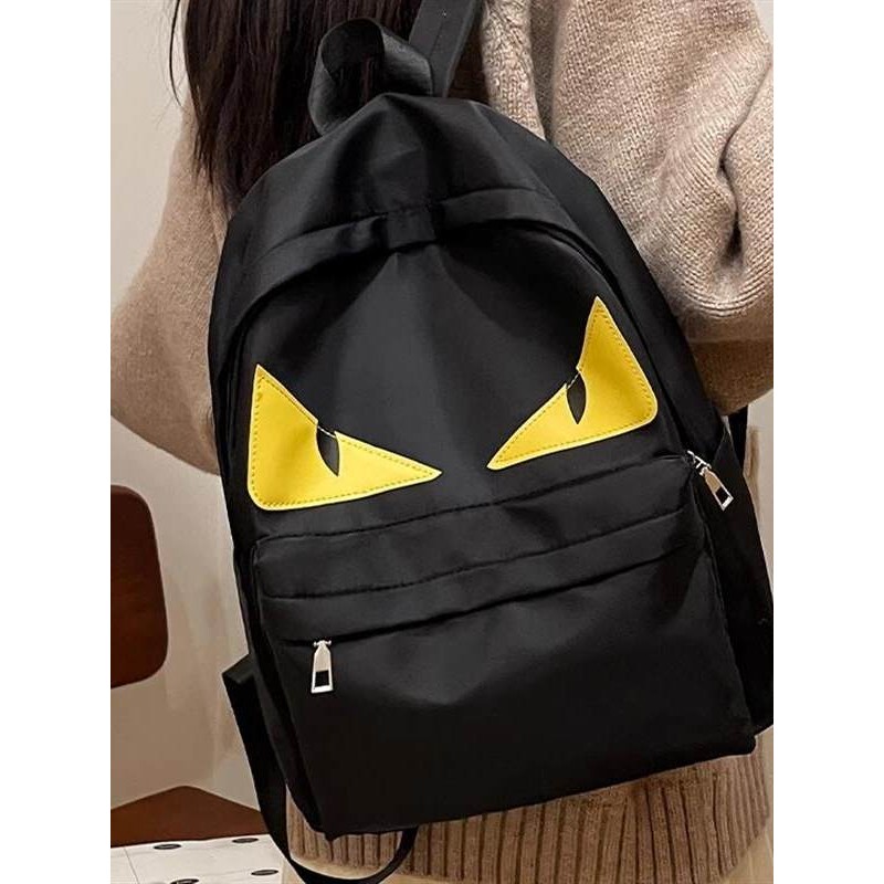 Funny Trendy Brand Little Monster Backpack, Summer Breathable Backpack for Men and Women, Little Devil Backpack for Middle School, High School, and College Students Funny Trendy Brand Little Monster Backpack, Summer Breathable Backpack for Men and Women, Little Devil Backpack for Middle School, High School, and College Students