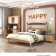Yourun furniture all solid wood bed teen boy bed single bed children's furniture bed bedroom whole house suite