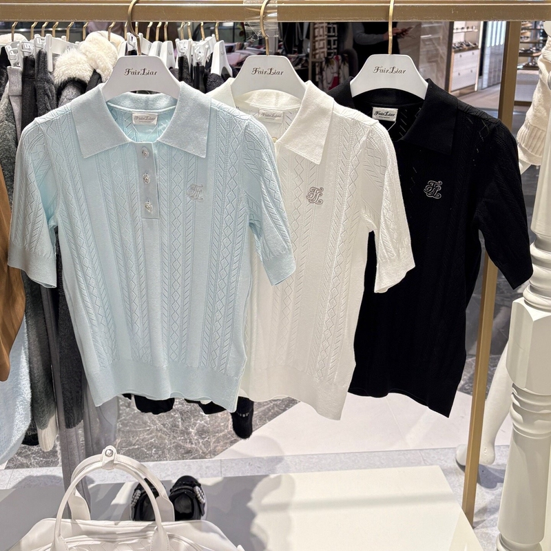 Korean 26 Spring Women's Golf Clothing, Slim Fit, Thin, Breathable, Versatile Spring and Summer Sportswear