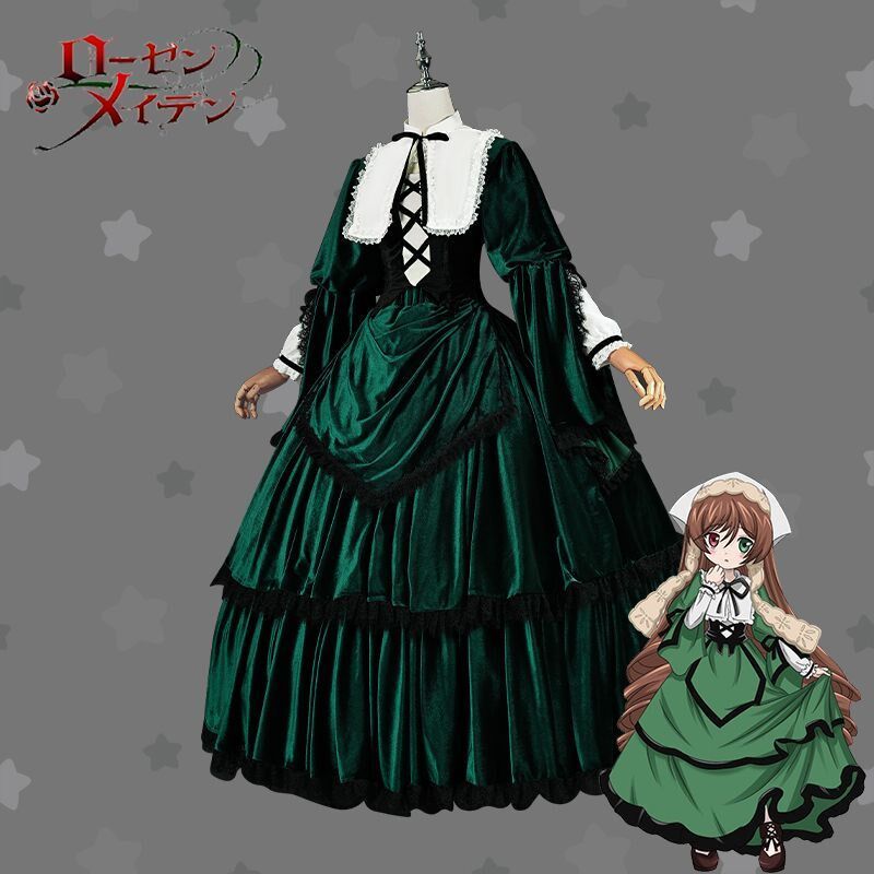 新款蔷薇少女翠星石真红水r银灯cosplay服动漫cos服二次元女装礼