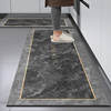 Kitchen floor mats are non-slip, oil-proof, wipeable, washable, stain-resistant, waterproof foot mats, carpets, bathroom entrance door absorbent floor mats