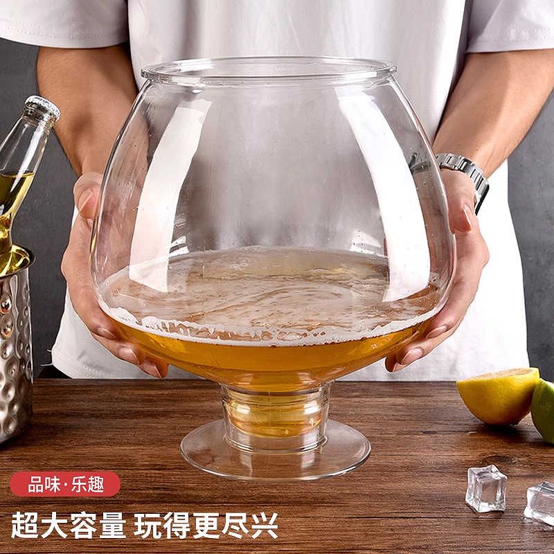 Acrylic Giant Extra-Large Wine Glass, Large Capacity Beer Glass, Brandy and Red Wine Glass, Tall Glass, Glass Hero Cup Acrylic Giant Extra-Large Wine Glass, Large Capacity Beer Glass, Brandy and Red Wine Glass, Tall Glass, Glass Hero Cup
