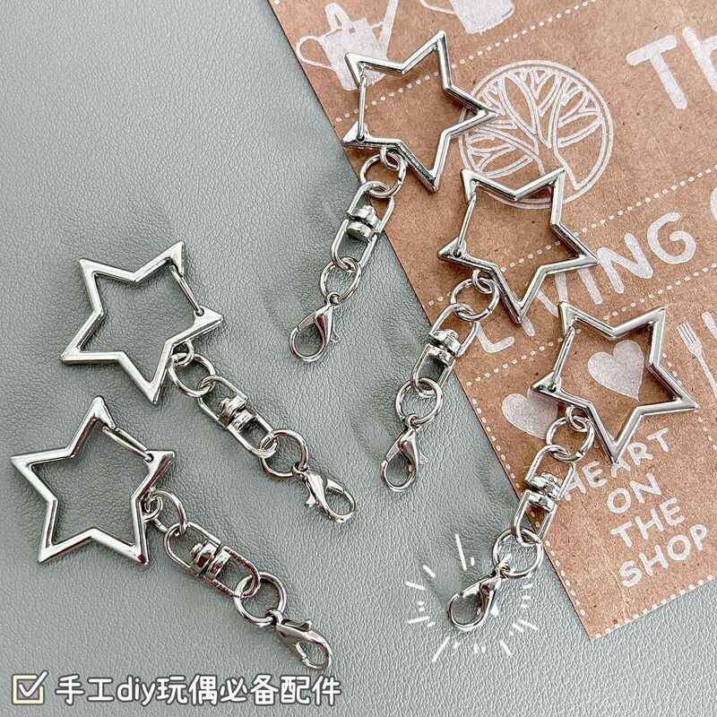 Student Keychain Handmade LAOSHU DIY Cute Lobster Clasp Bag Doll Star Card Making Creative Gift
