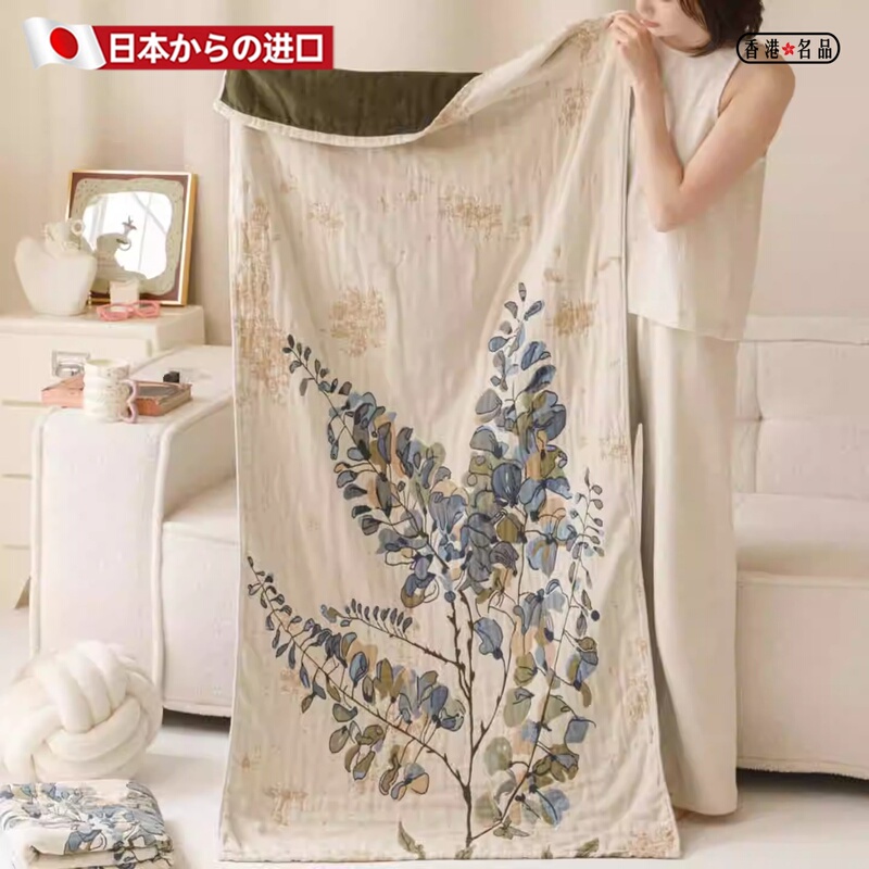 Japanese Imported Pure Cotton Gauze Bath Towel 2026 New Model High-Grade Bathroom Absorbent Non-Shedding Bath Wrap Large Towel