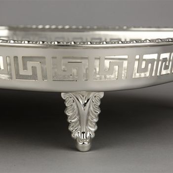 European-style home accessories, kitchen dining utensils, living room matching decorations, hotel metal large rectangular plates