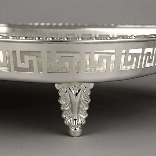 European-style home accessories, kitchen dining utensils, living room matching decorations, hotel metal large rectangular plates