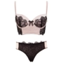 Bộ đồ lót dạ dày sang trọng / Điều chỉnh cơ thể Điêu khắc Lông mi tuyệt đẹp Ren + Satin set đồ lót đẹp