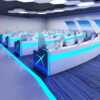 Technological paint control room operation desk command center console desk security room dispatching work bar