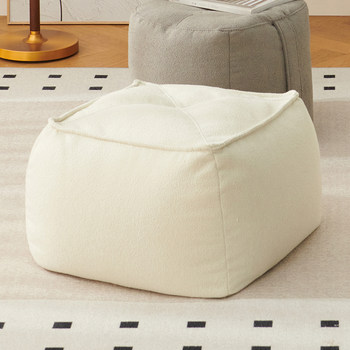 Futon cushion floor living room teddy velvet pouf tatami bay window home footrest x stool lazy sofa