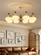 All-Copper French-Style Vintage Living Room Chandelier, Elegant Retro Dining Room Walnut-Colored Study Bedroom Designer Room Light