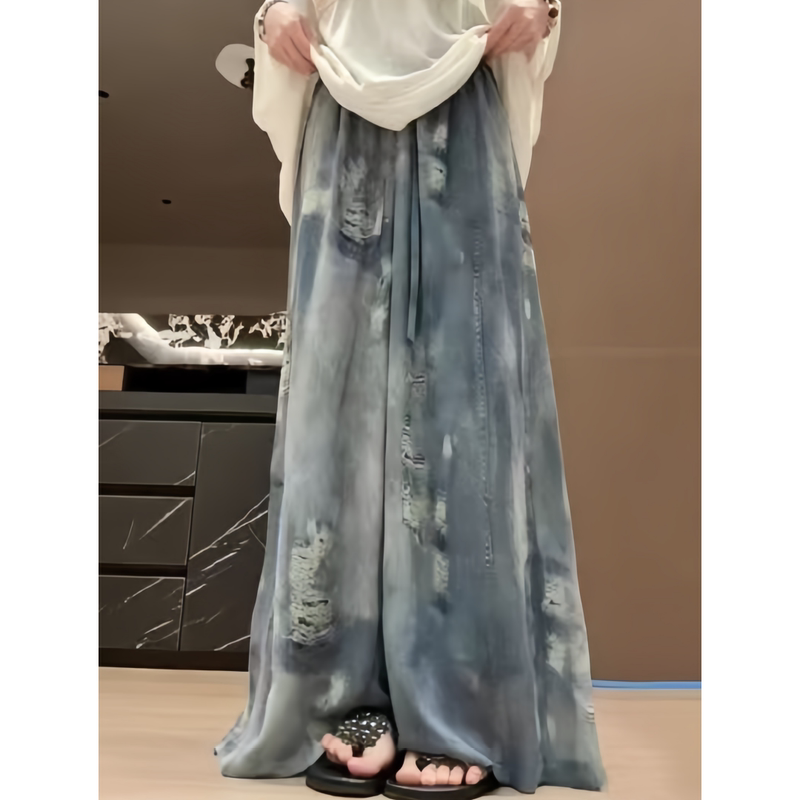 Special Counter: Tie-Dye Ripped Shiny Pants Special Counter: Tie-Dye Ripped Shiny Pants
