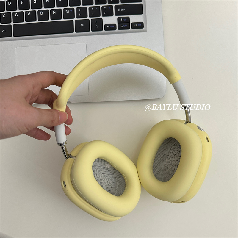 Suitable for Apple AirPods Max Protective Case, Headband, Earpad Replacement, Storage, Over-Ear Headphone Shell, Second Generation Liquid Silicone AirPods Max, Trendy and High-End New Model, Unisex