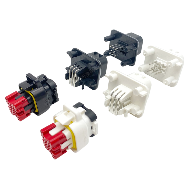 776286-1-2ECU8孔控制器插头776276-1-2板端连接器90度针座776280