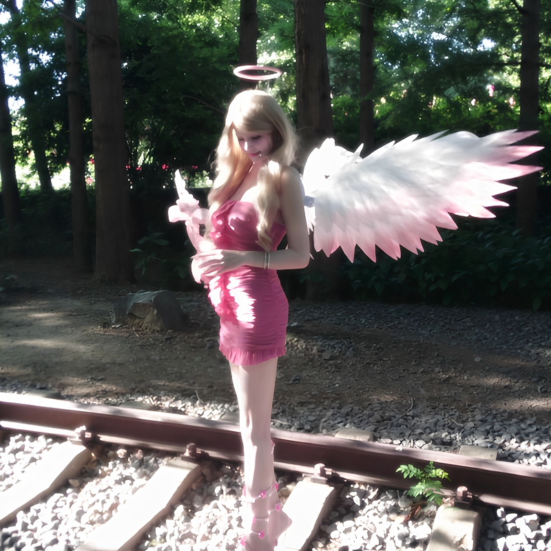 Electric Wings, Pink, Movable Wings That Can Be Opened and Closed, Extra Large 170cm Angel Wings, Atmospheric Props
