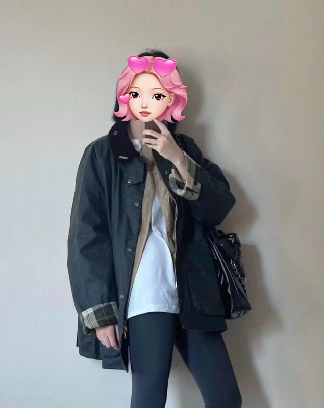Cai Wenjing's Same Style Embroidered Wax-Free Jacket, Mid-Length, Unisex Cai Wenjing's Same Style Embroidered Wax-Free Jacket, Mid-Length, Unisex