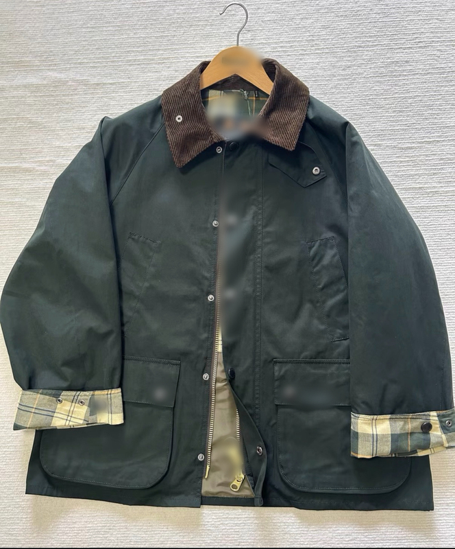 Cai Wenjing's Same Style Embroidered Wax-Free Jacket, Mid-Length, Unisex