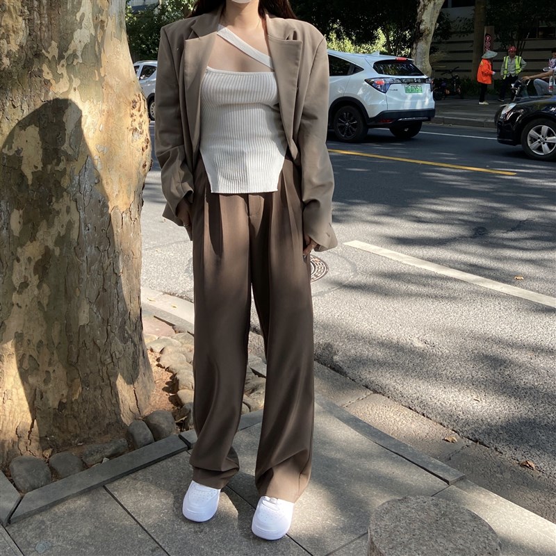 YOENMOM·半岛系列:土耳其复古水洗阔腿裤引领春季潮流