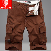 2020 New Loose Men Shorts Mens Clothing Pants Multiple Pockets Summer Seven Pants Men Pants Thin