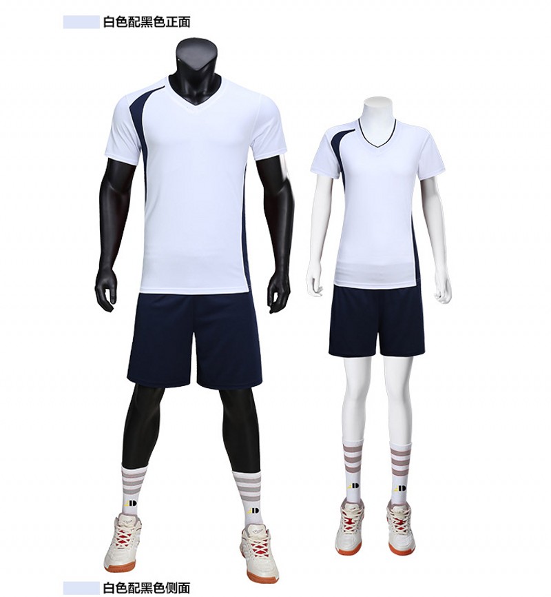 Bộ quần áo bóng chuyền cho nam và nữ cặp đôi thể thao phù hợp với quần short thoáng khí tay ngắn thi đấu nhóm tập quần áo có thể được tùy chỉnh 	lưới bóng chuyền hơi nữ	
