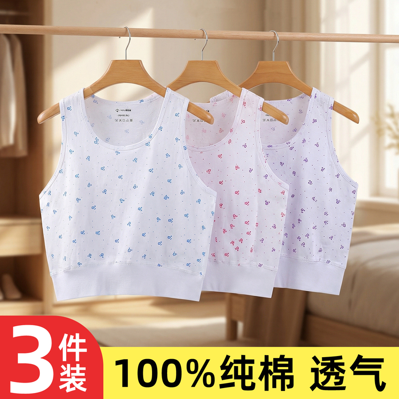 Middle-Aged and Elderly Women's Vests, Underwear, Elderly Women's Bras, Summer Loose-Fitting Undershirts for Old Ladies Middle-Aged and Elderly Women's Vests, Underwear, Elderly Women's Bras, Summer Loose-Fitting Undershirts for Old Ladies