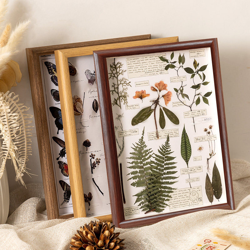 Plant Specimen Frame, Dried Flower and Leaf Pressed Specimen Display Frame, Handmade DIY Hollow Three-Dimensional Frame for Tabletop Display Plant Specimen Frame, Dried Flower and Leaf Pressed Specimen Display Frame, Handmade DIY Hollow Three-Dimensional Frame for Tabletop Display