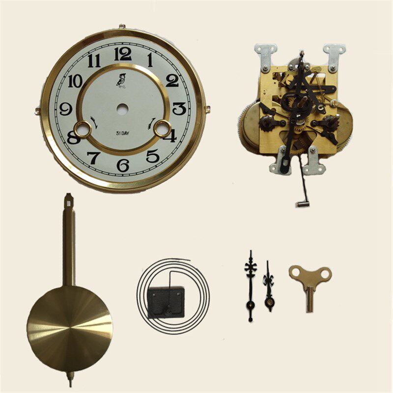 Vintage mechanical clocks, retro mechanical wall clocks, swing clocks, Y hand-assembled clock repair parts