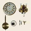 Vintage mechanical clocks, retro mechanical wall clocks, swing clocks, Y hand-assembled clock repair parts