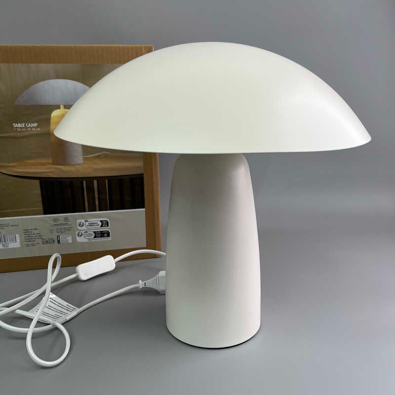 Nordic Style! Metal Textured Bedroom Lamp with a Creative Touch! Decorative Mushroom Bedside Lamp, Table Lamp with Artistic Ambiance and a Simple Design Nordic Style! Metal Textured Bedroom Lamp with a Creative Touch! Decorative Mushroom Bedside Lamp, Table Lamp with Artistic Ambiance and a Simple Design