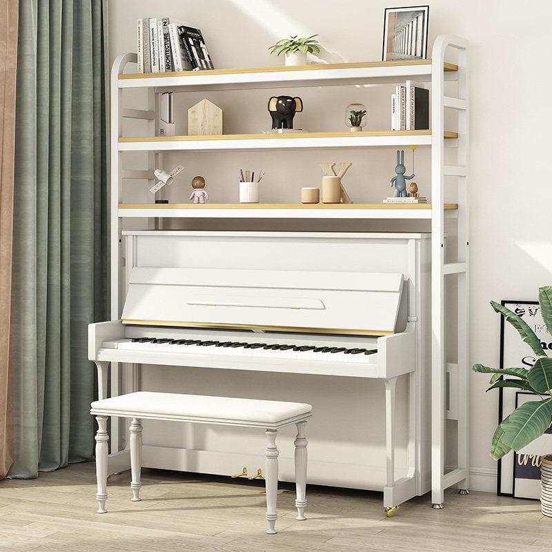 Piano Top Shelf, Floor-Standing, Made of Metal, Elevated Desktop Organizer, Customizable for Small Spaces, Can Be Suspended
