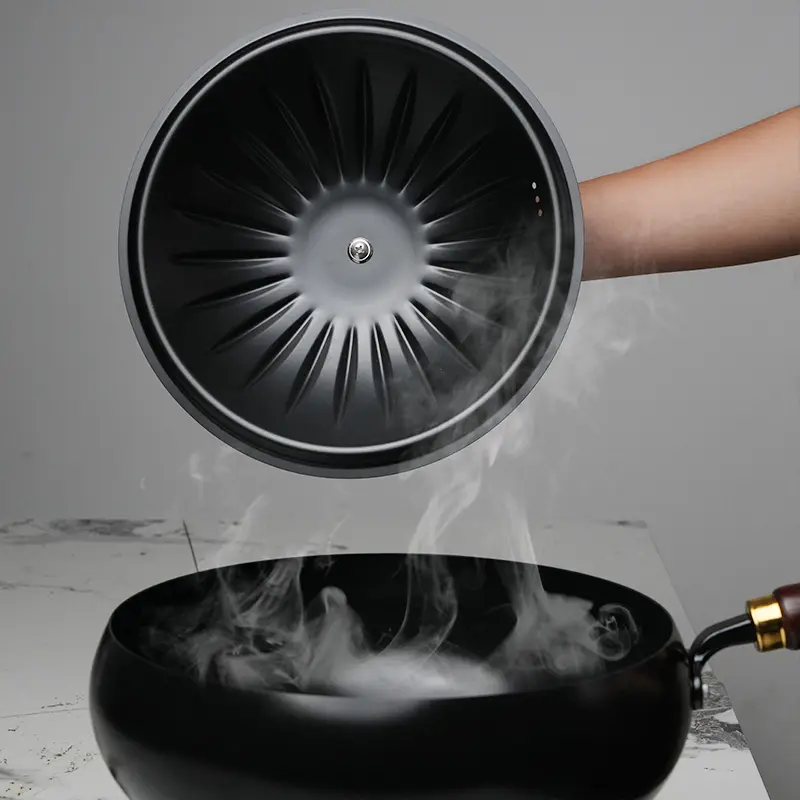 Liu Yiwei Recommends [Three Times Tested before Shipping] Traditional Large Belly Wok, Authentic Zhang Master's Iron Wok, Flat-Bottomed Frying Pan, Thick