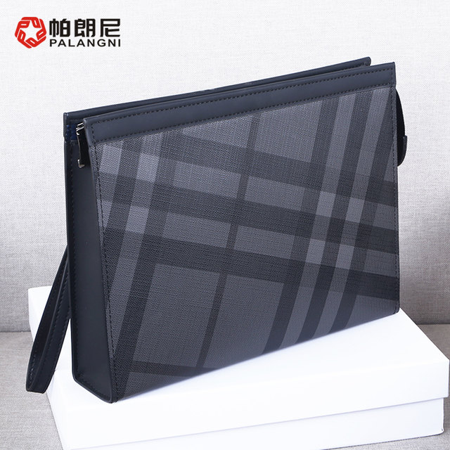 Hot new 2020 handbags men's genuine leather handbags men's business handbags trendy brand casual portable briefcases