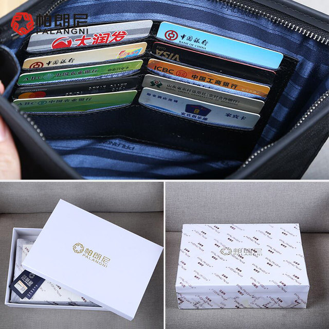 Hot new 2020 handbags men's genuine leather handbags men's business handbags trendy brand casual portable briefcases