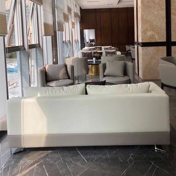 The sales department negotiates the guest sofa light luxury hotel lobby club business reception desk designer single chair combination The sales department negotiates the guest sofa light luxury hotel lobby club business reception desk designer single chair combination