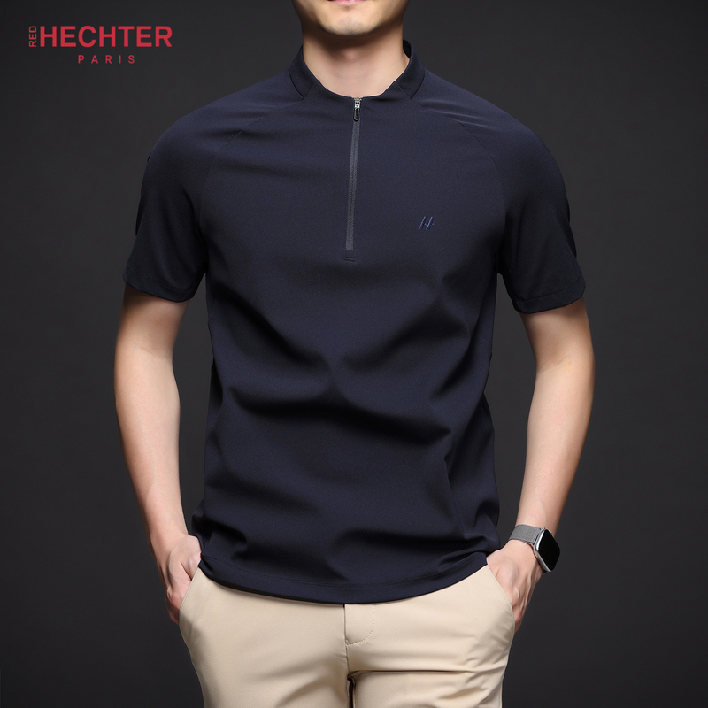 Hechter Danny Aite Summer Running Sports Fitness Moisture-Absorbent Quick-Drying Men's Sun Protection Short-Sleeved Knitwear T-Shirt