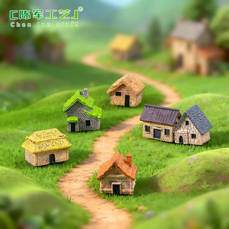 Micro-Landscape Creative Retro Thatched House DIY Decoration Accessories Ecological Bottle Sand Table Mini Desktop Ornaments Micro-Landscape Creative Retro Thatched House DIY Decoration Accessories Ecological Bottle Sand Table Mini Desktop Ornaments