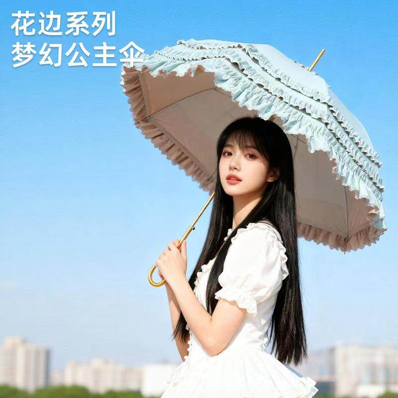 工厂定制Lolita公主伞洛丽塔伞洋伞拍摄用伞拱形花边伞女士雨伞