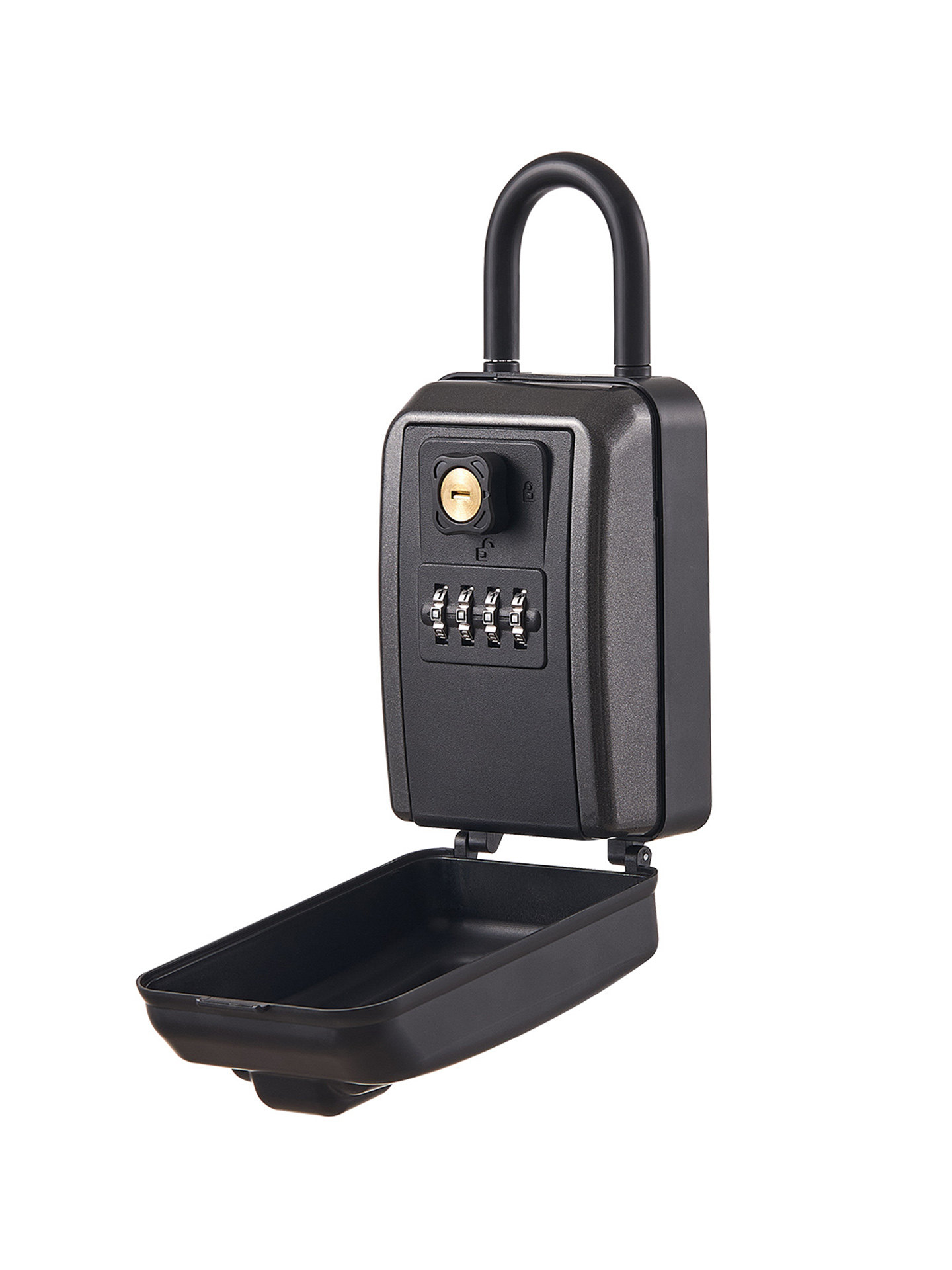 Password Key Box Aluminum Alloy Homestay Decoration Home Outdoor Double Lock Password Retrieval Hanging Waterproof Password Box