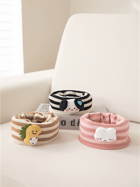 Autumn and Winter Neck Warmers for Children, Boys and Girls, Windproof and Warm Neck Gaiters, Ear-Hanging Face Masks, Baby Cold-Proof Neck Protectors